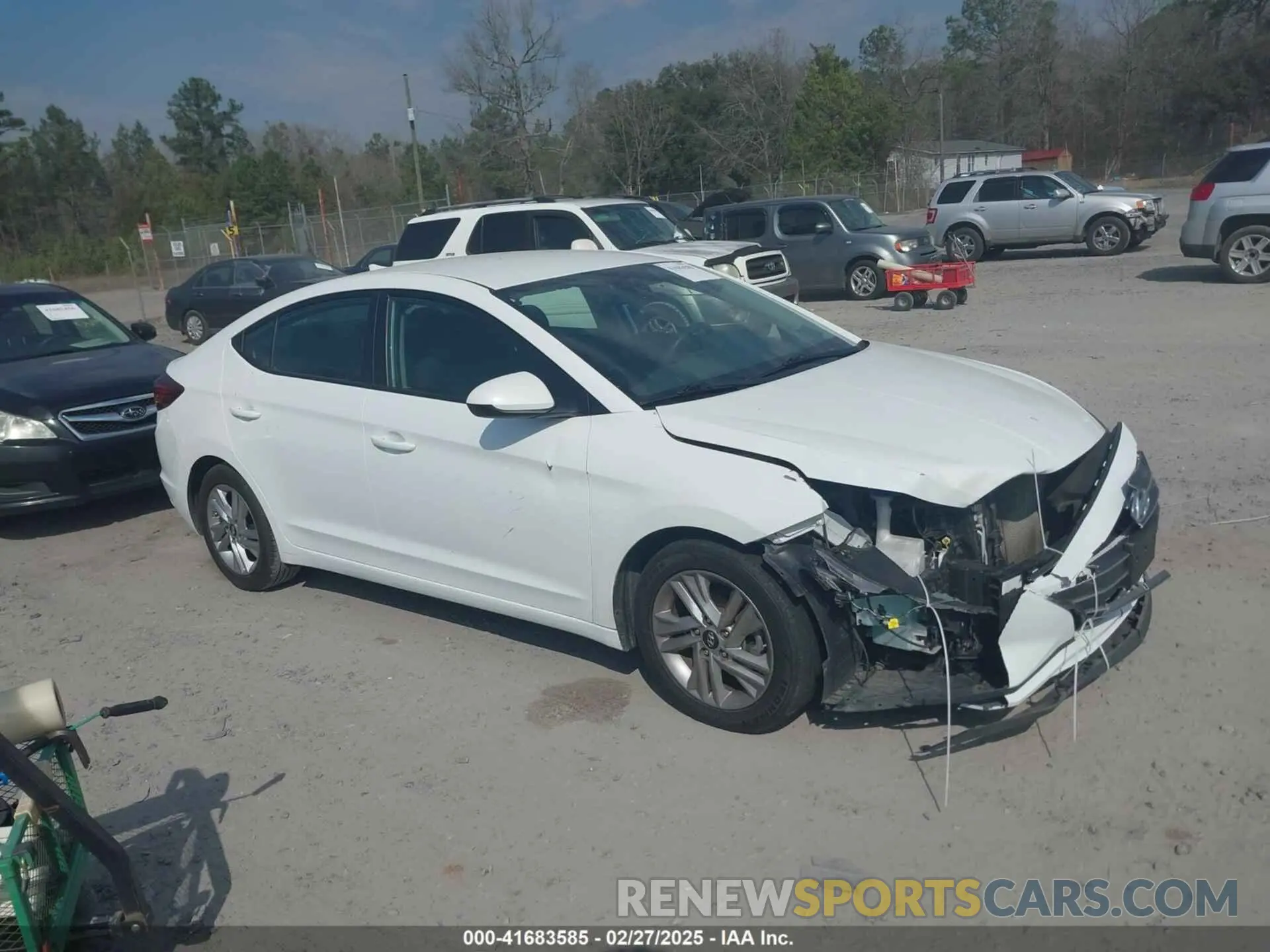 1 fotografías del automóvil dañado 5NPD84LF5LH624563 HYUNDAI ELANTRA 2020