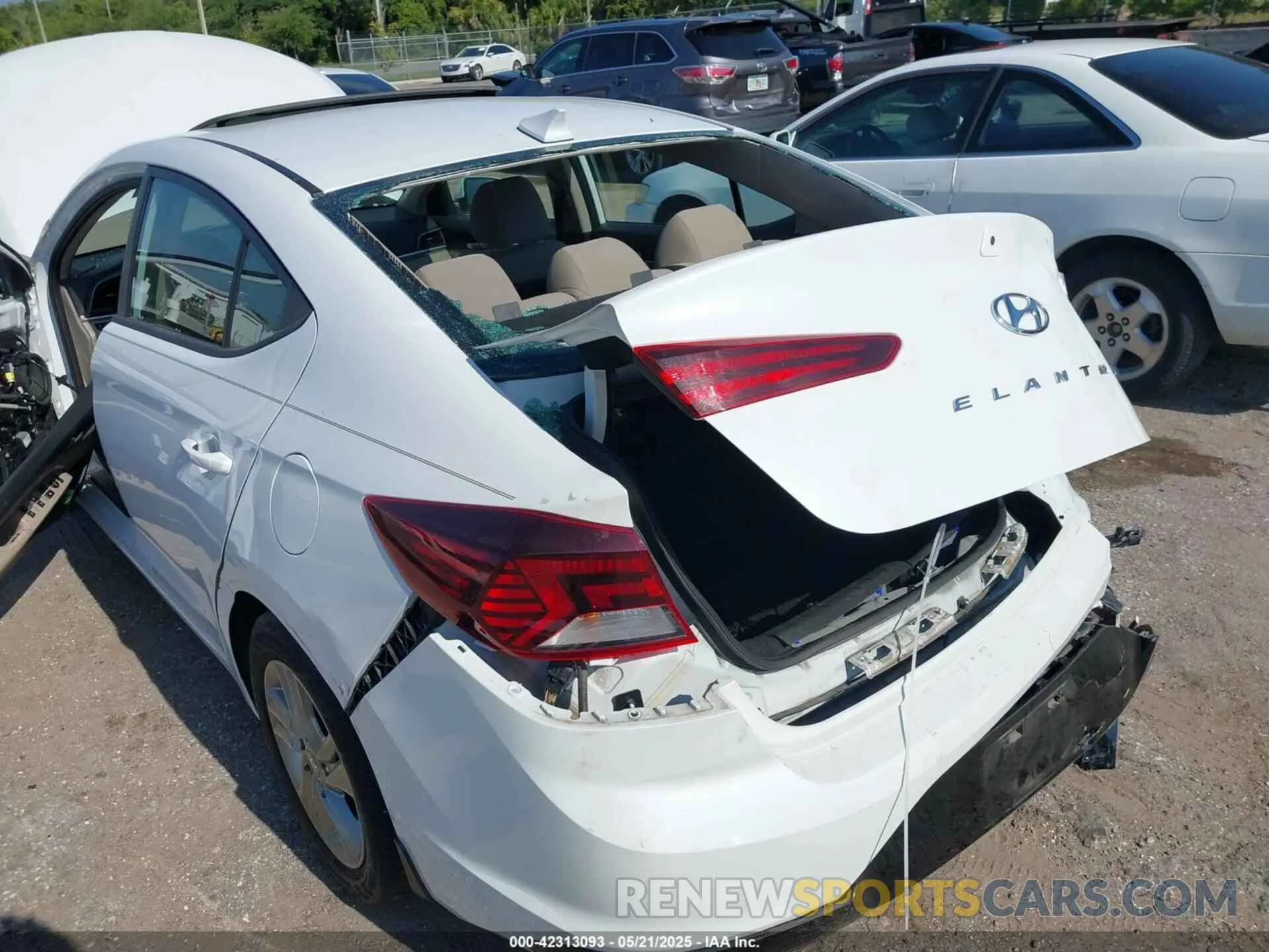 6 fotografías del automóvil dañado 5NPD84LF6LH499797 HYUNDAI ELANTRA 2020
