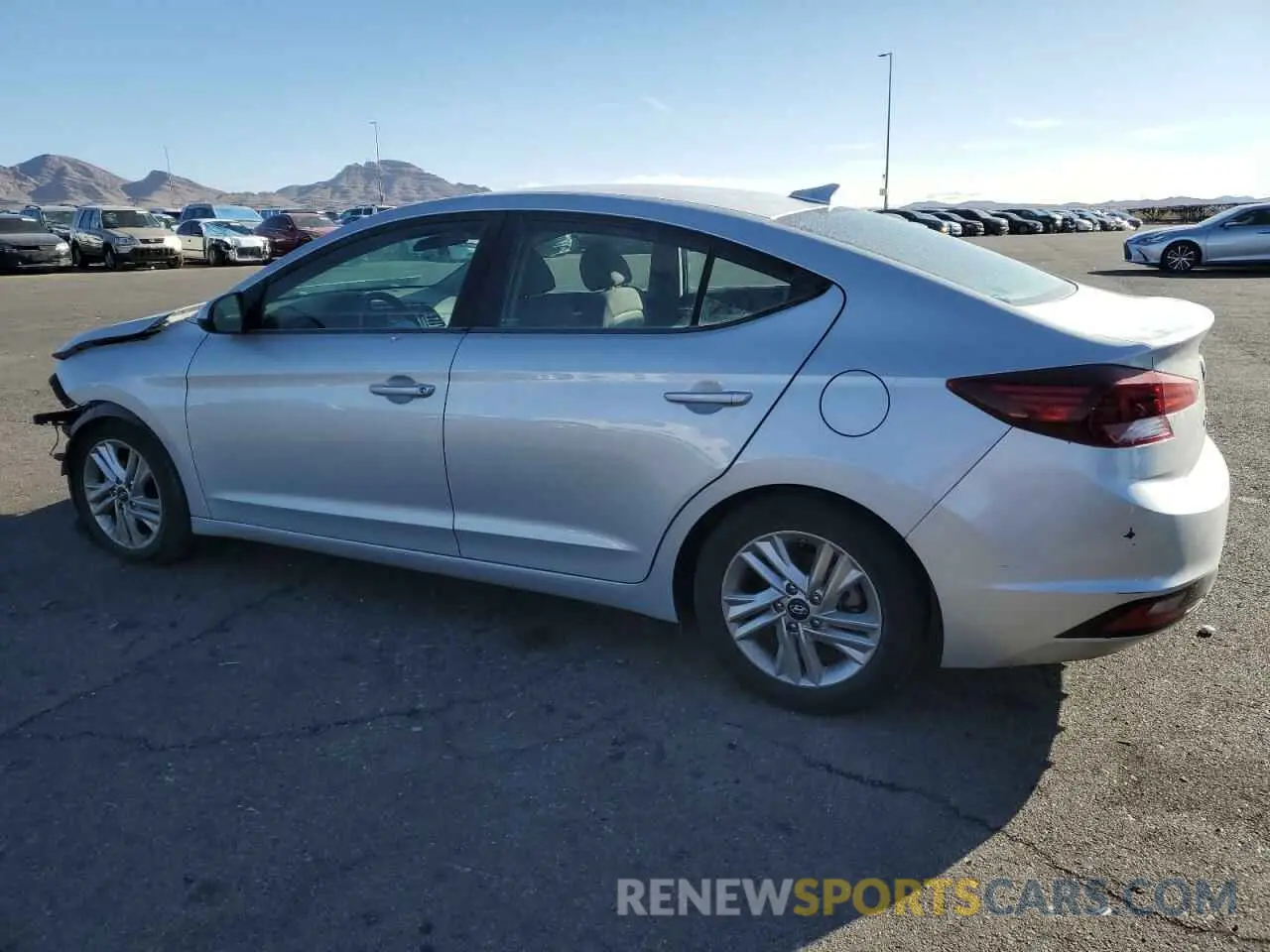 2 fotografías del automóvil dañado 5NPD84LF6LH506439 HYUNDAI ELANTRA 2020