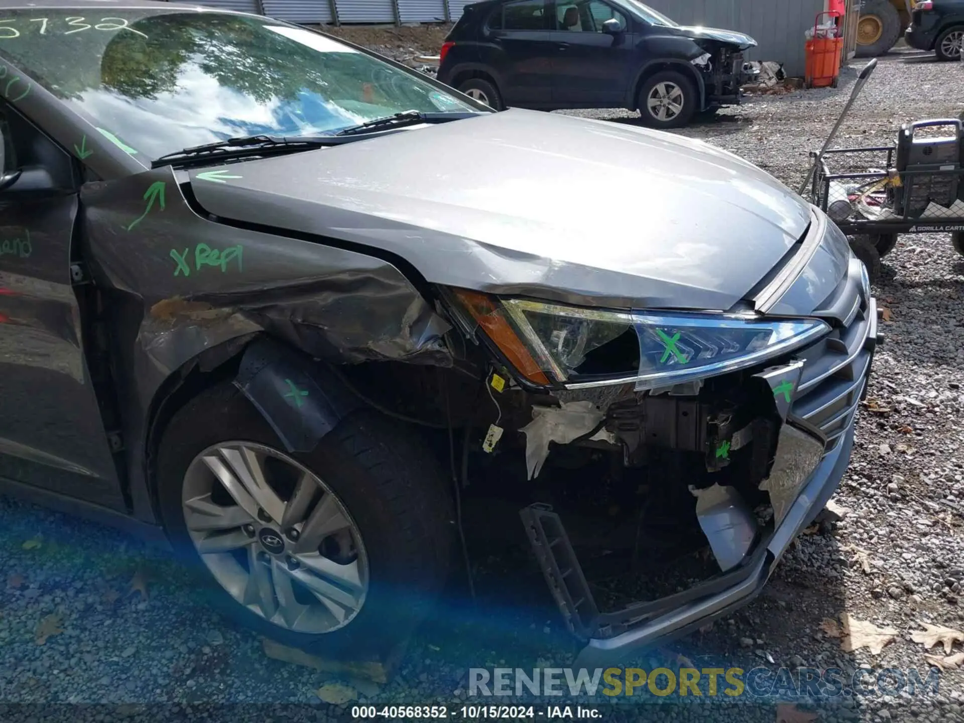 12 fotografías del automóvil dañado 5NPD84LF6LH535732 HYUNDAI ELANTRA 2020