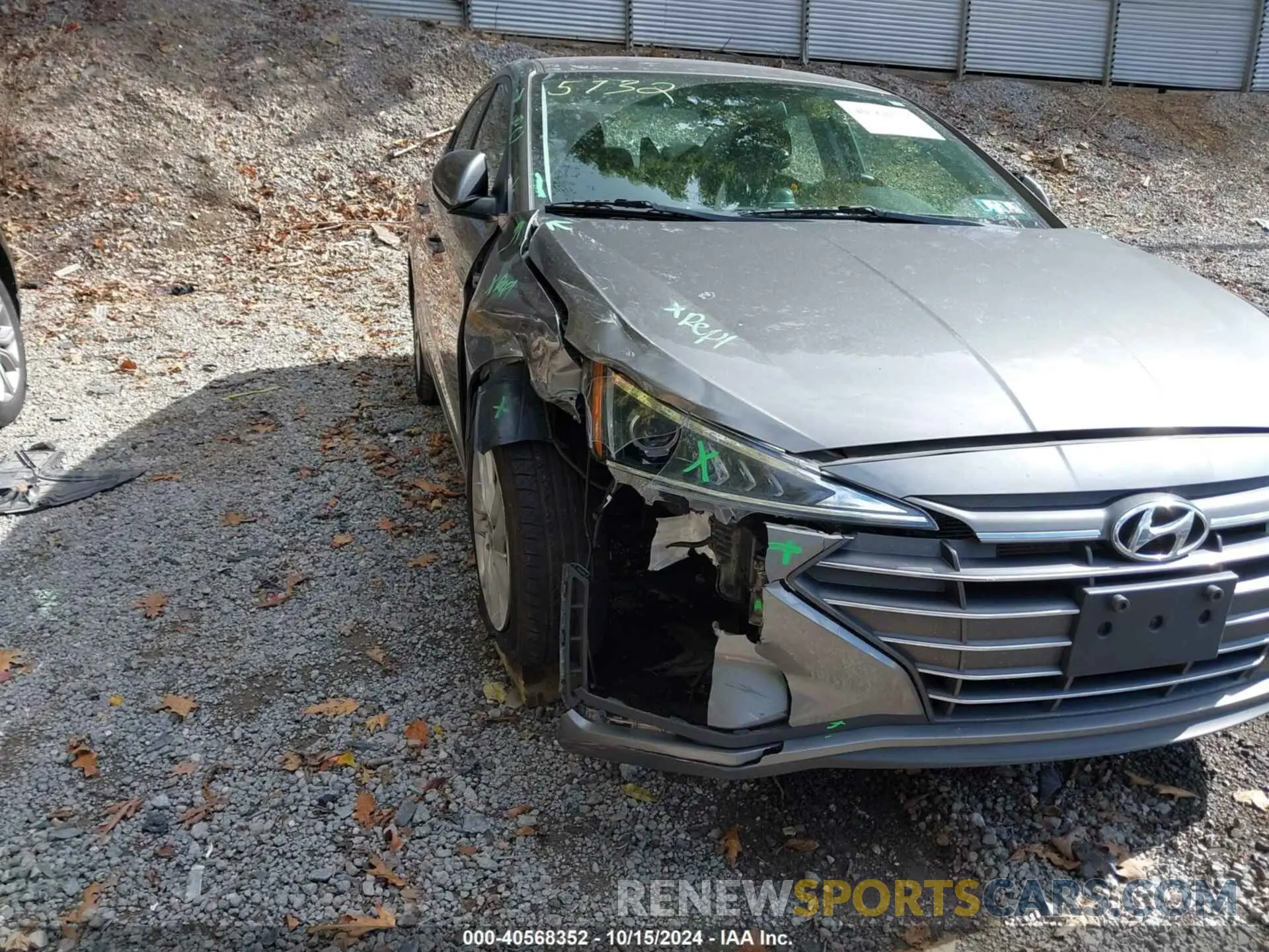 22 fotografías del automóvil dañado 5NPD84LF6LH535732 HYUNDAI ELANTRA 2020