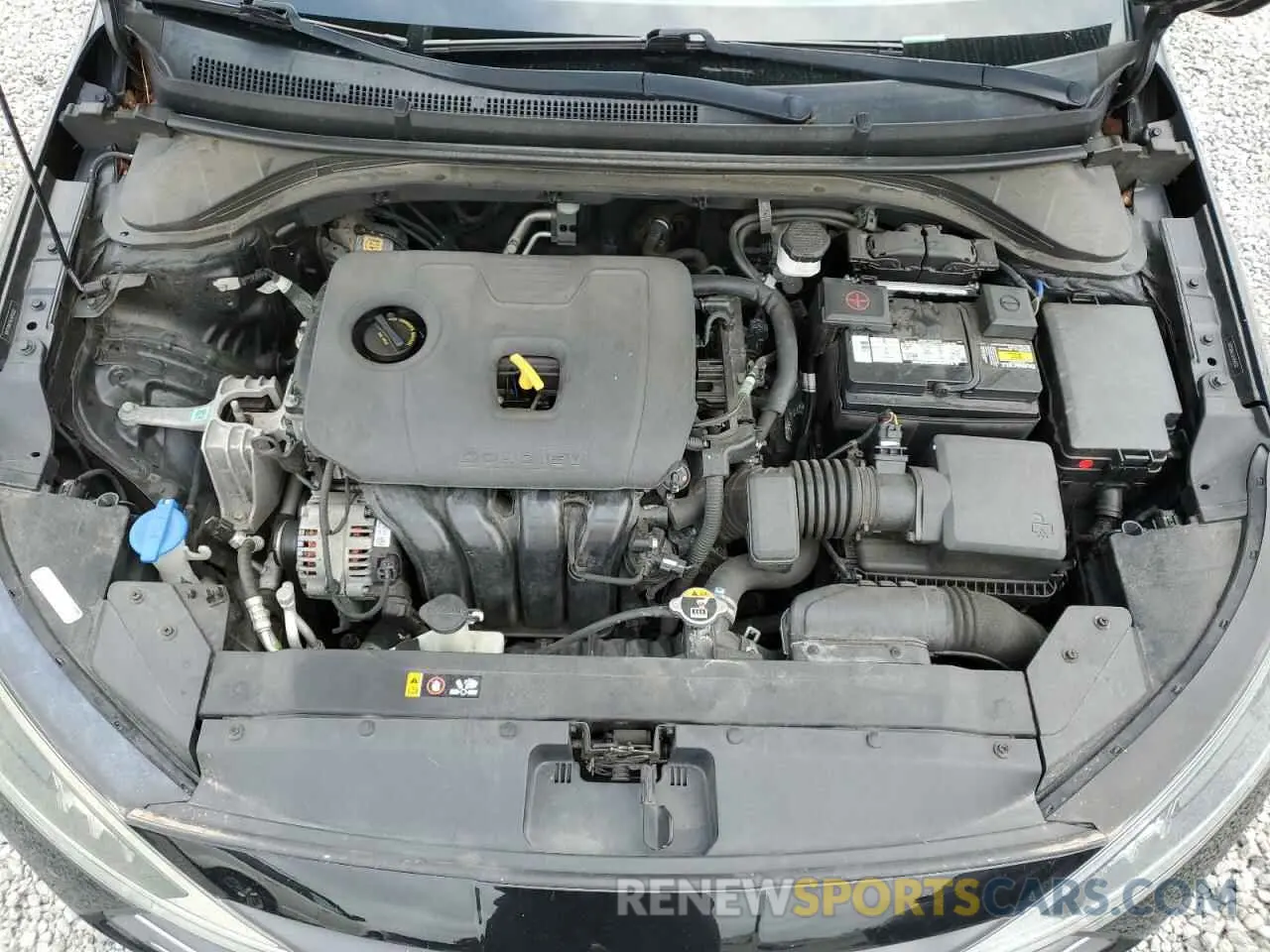 11 fotografías del automóvil dañado 5NPD84LF6LH541322 HYUNDAI ELANTRA 2020