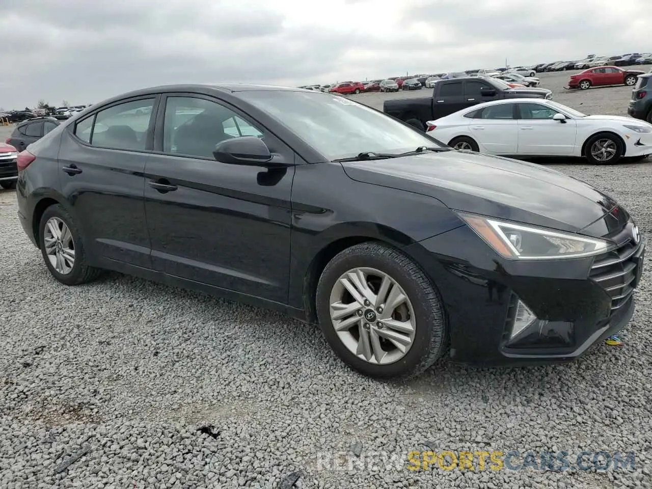 4 fotografías del automóvil dañado 5NPD84LF6LH541322 HYUNDAI ELANTRA 2020