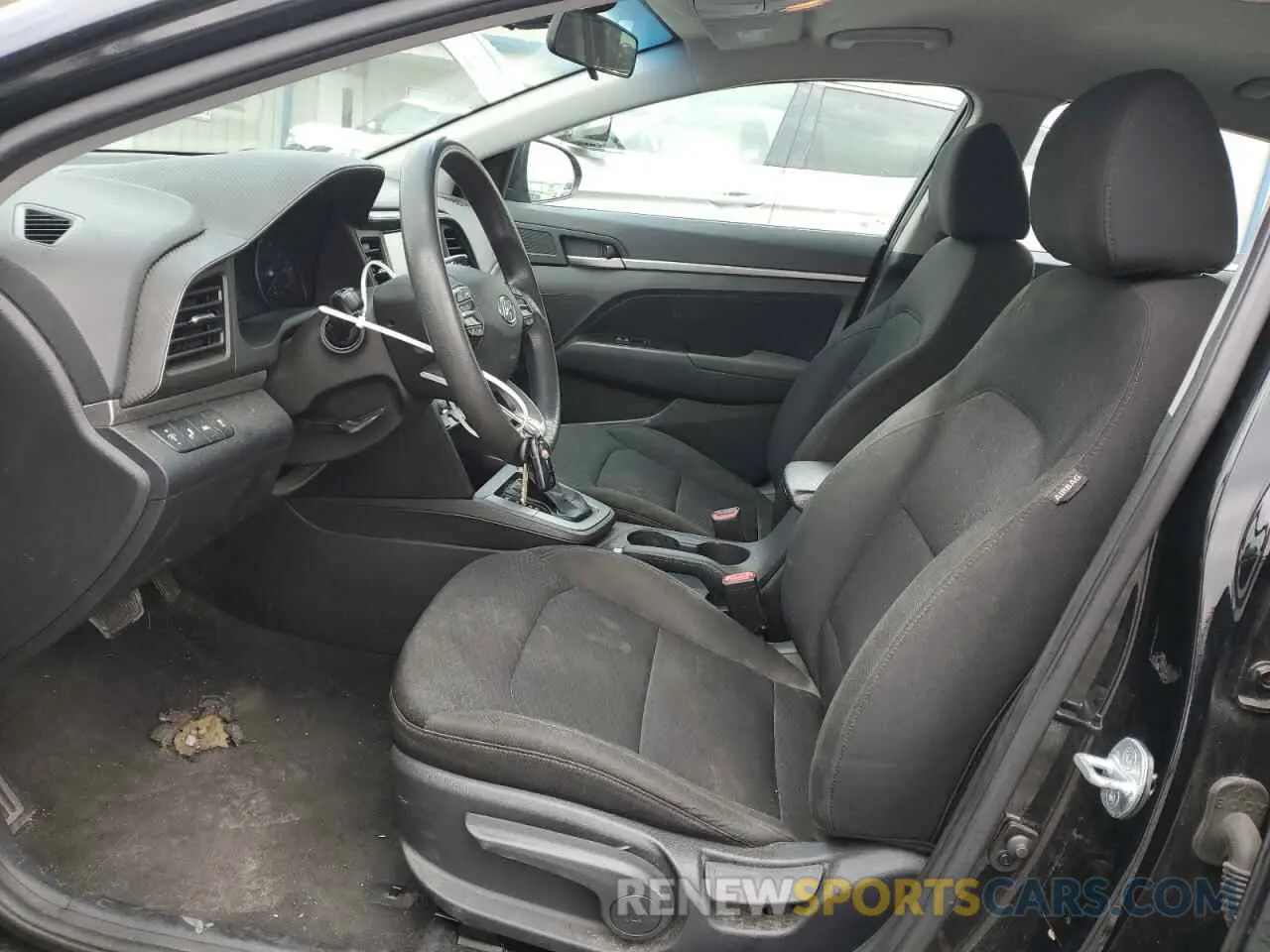 7 fotografías del automóvil dañado 5NPD84LF6LH541322 HYUNDAI ELANTRA 2020