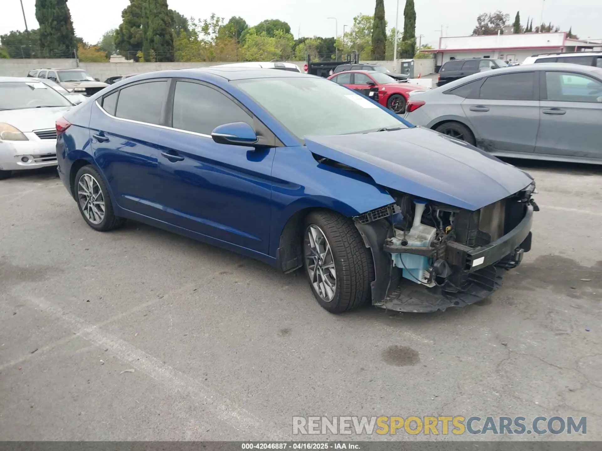 1 fotografías del automóvil dañado 5NPD84LF6LH549646 HYUNDAI ELANTRA 2020
