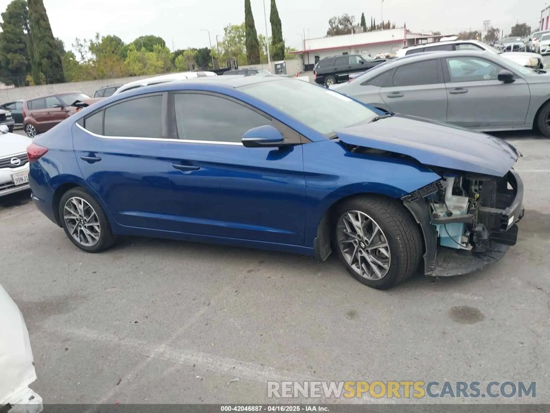 14 fotografías del automóvil dañado 5NPD84LF6LH549646 HYUNDAI ELANTRA 2020