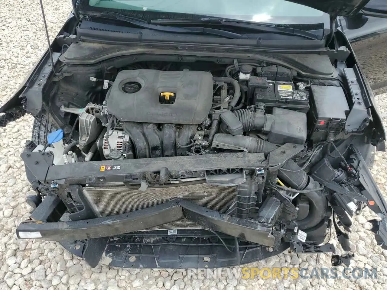 12 fotografías del automóvil dañado 5NPD84LF6LH563207 HYUNDAI ELANTRA 2020