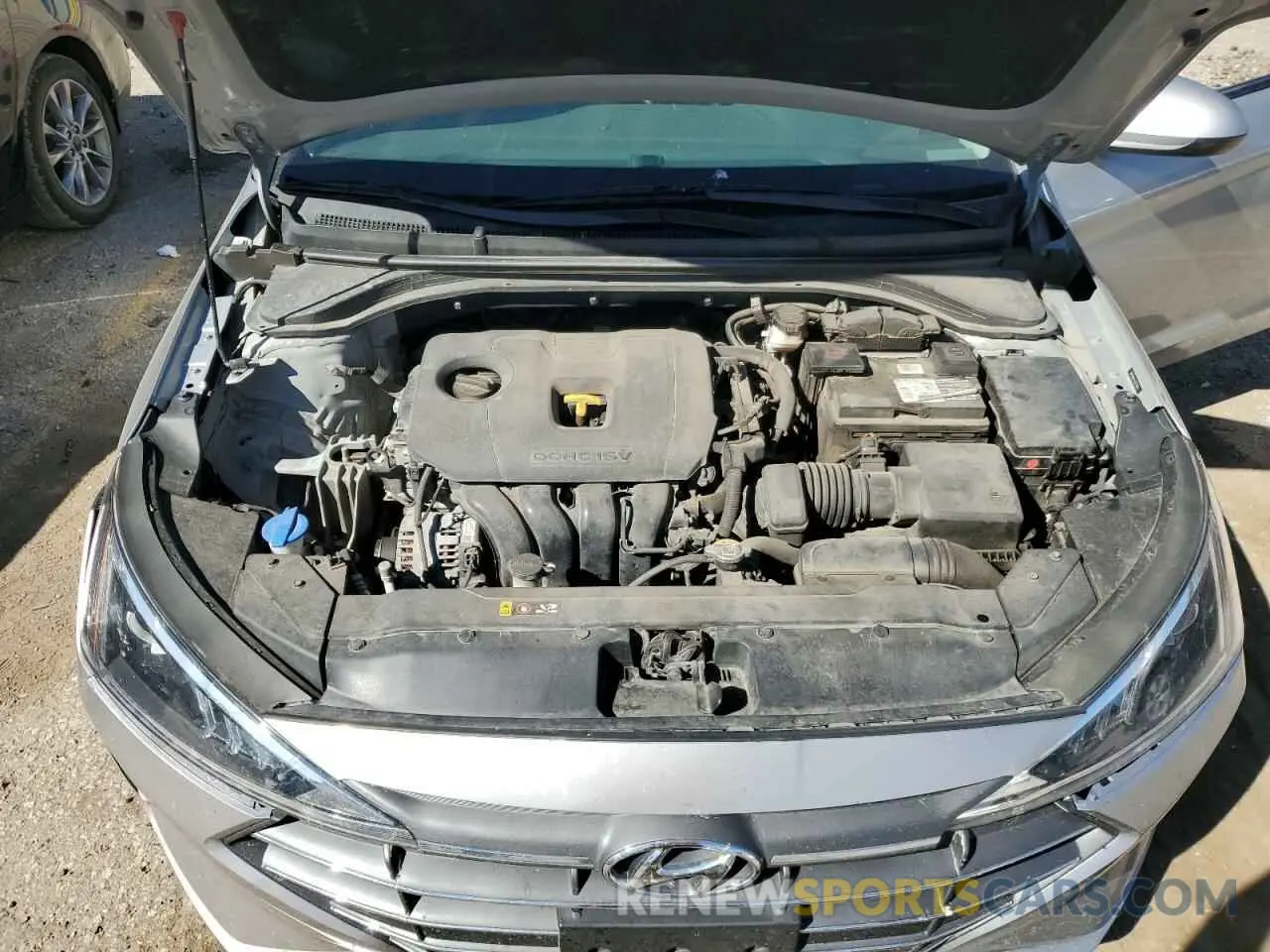 11 fotografías del automóvil dañado 5NPD84LF6LH578242 HYUNDAI ELANTRA 2020