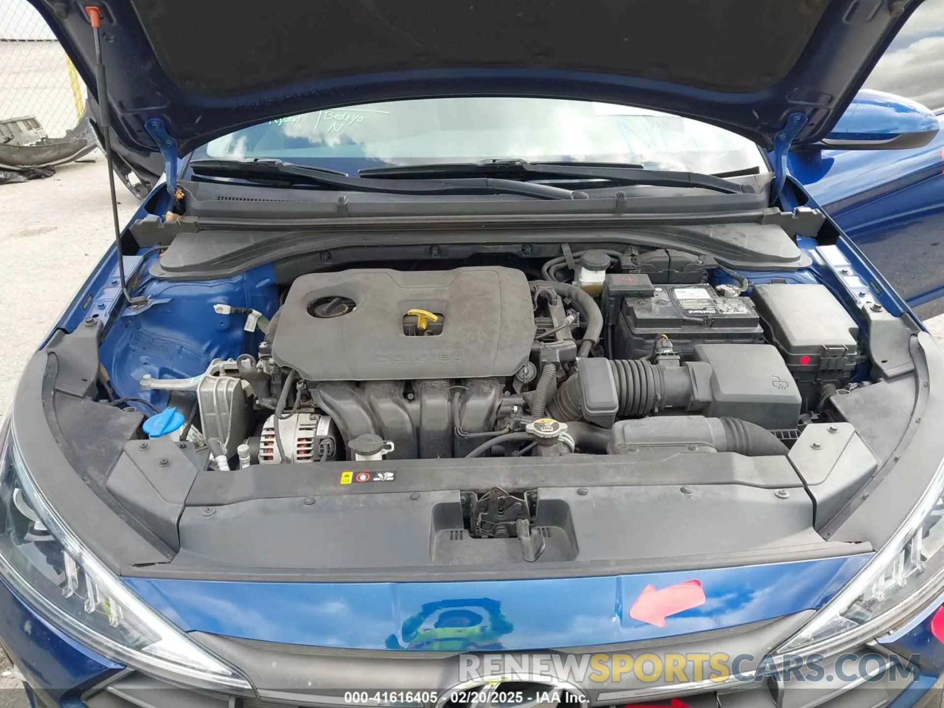 10 fotografías del automóvil dañado 5NPD84LF6LH580539 HYUNDAI ELANTRA 2020