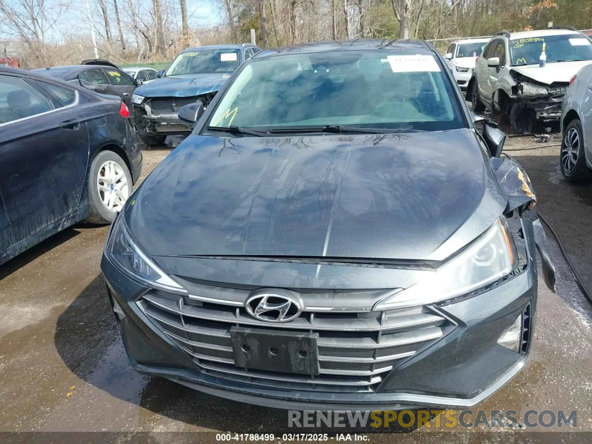 12 fotografías del automóvil dañado 5NPD84LF6LH581769 HYUNDAI ELANTRA 2020