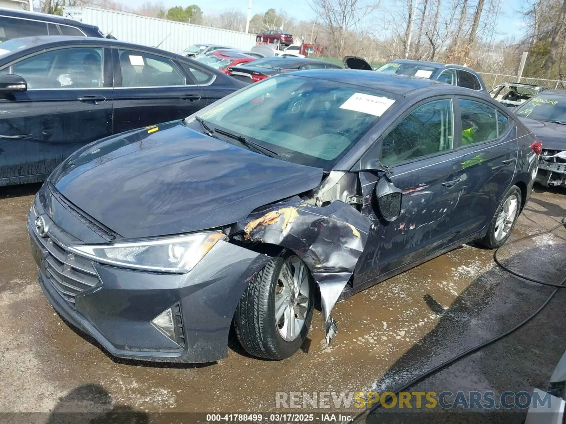 2 fotografías del automóvil dañado 5NPD84LF6LH581769 HYUNDAI ELANTRA 2020
