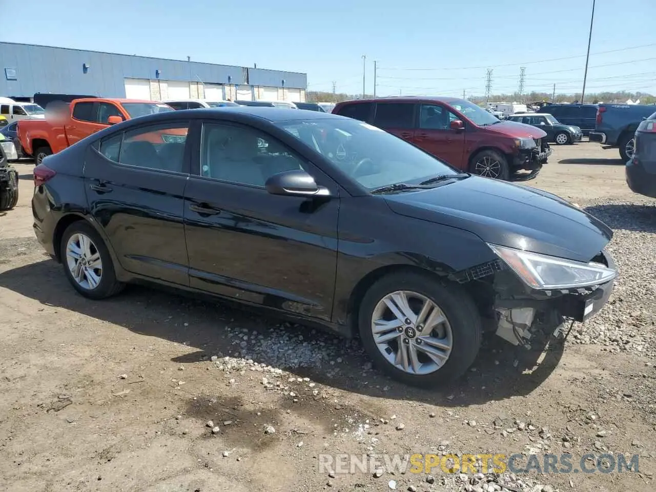 4 fotografías del automóvil dañado 5NPD84LF6LH582114 HYUNDAI ELANTRA 2020