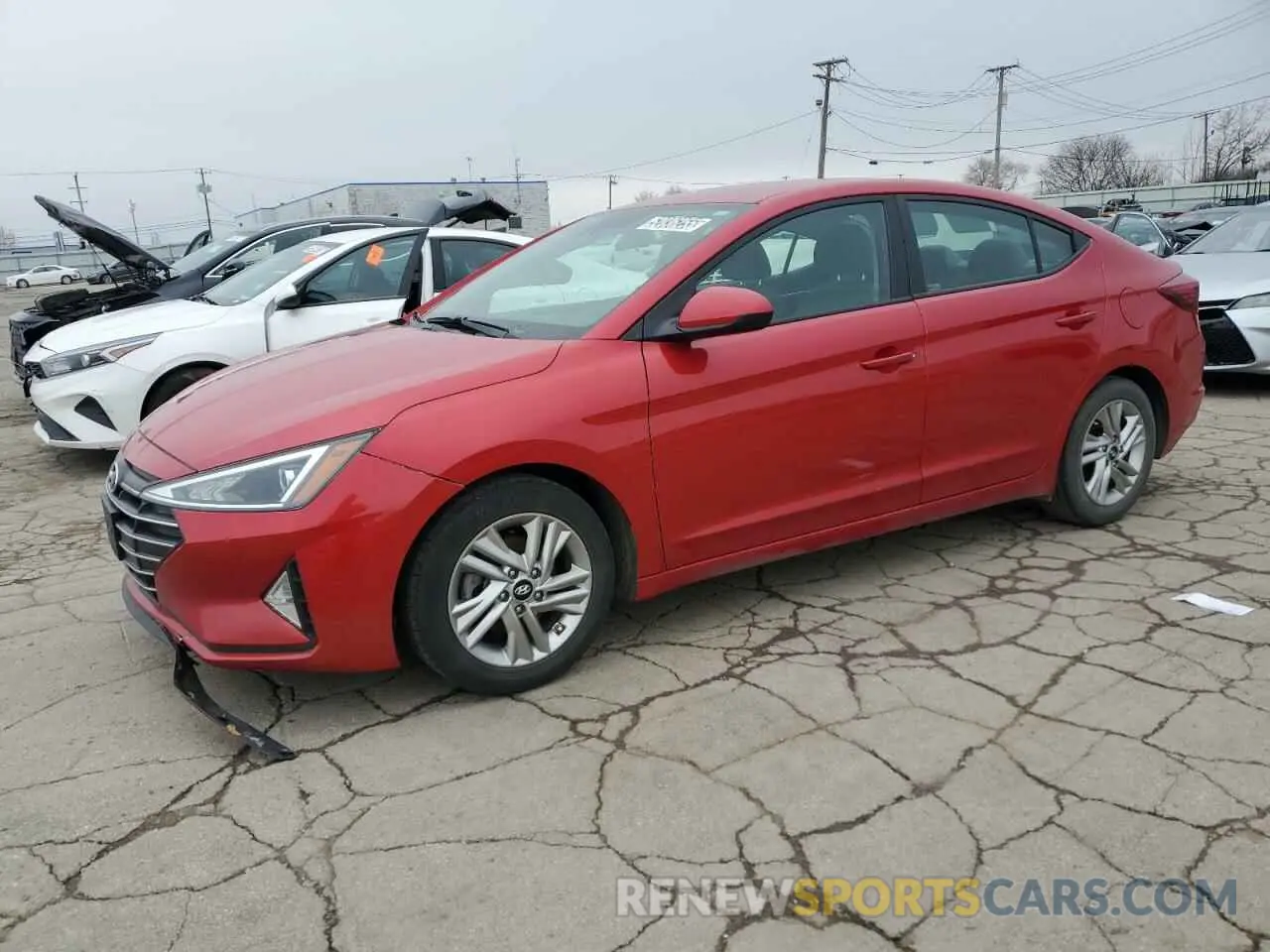 1 fotografías del automóvil dañado 5NPD84LF6LH583120 HYUNDAI ELANTRA 2020
