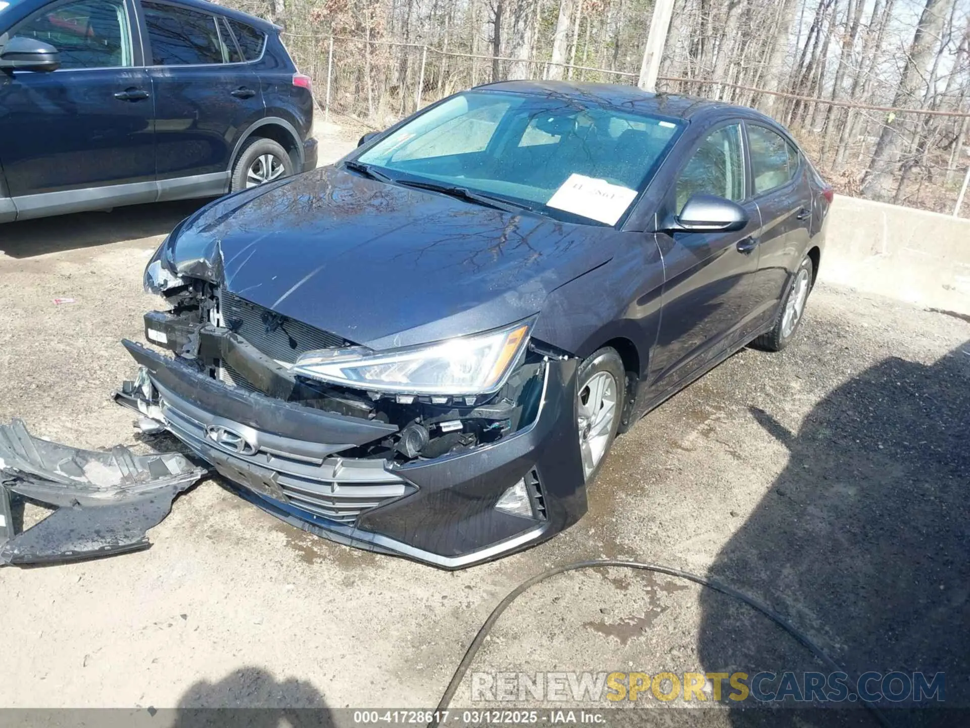 2 fotografías del automóvil dañado 5NPD84LF6LH591802 HYUNDAI ELANTRA 2020