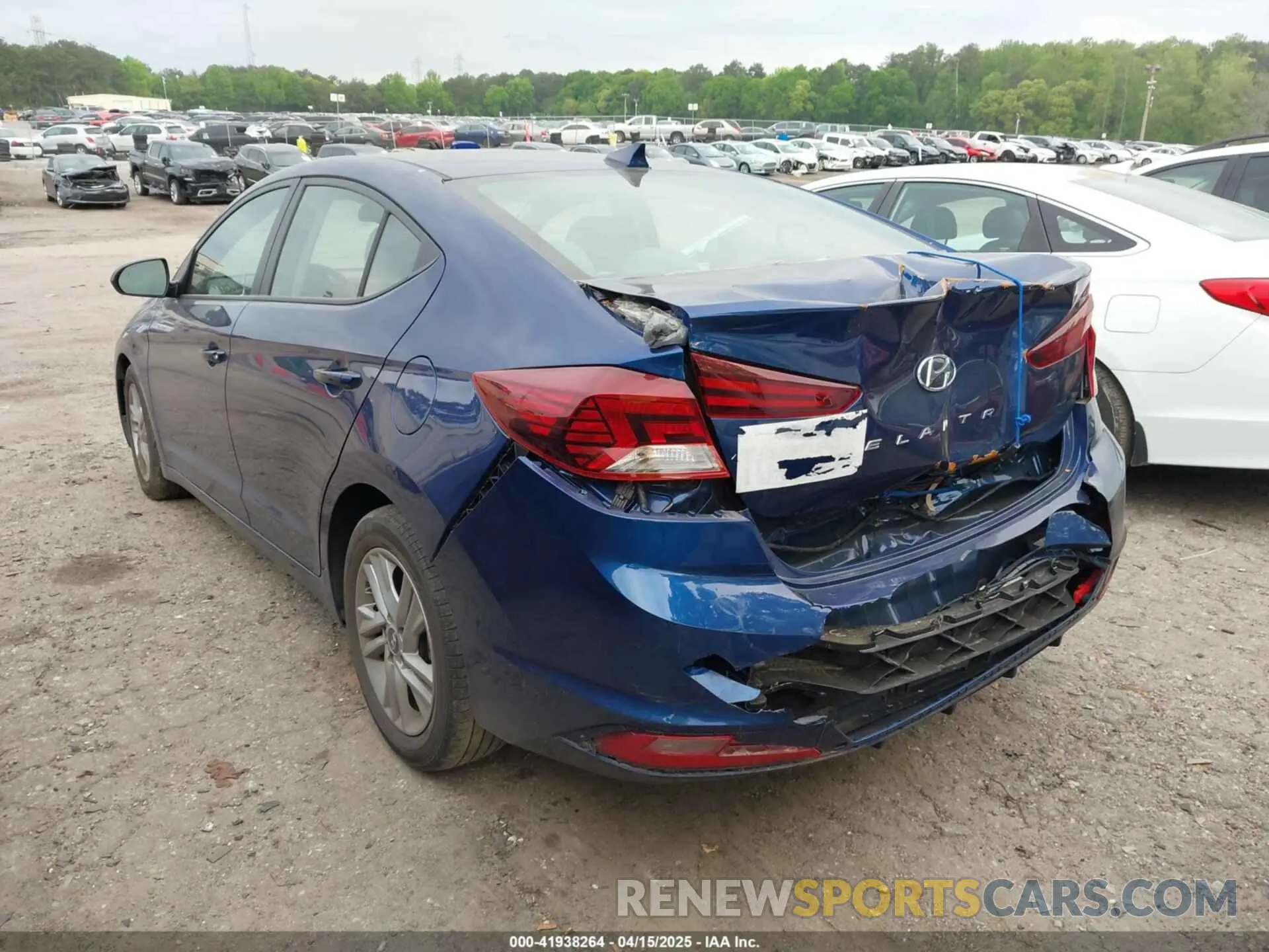 3 fotografías del automóvil dañado 5NPD84LF6LH594523 HYUNDAI ELANTRA 2020