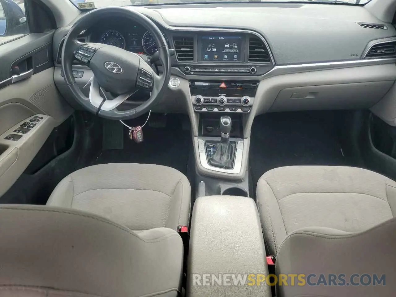 8 fotografías del automóvil dañado 5NPD84LF6LH597423 HYUNDAI ELANTRA 2020