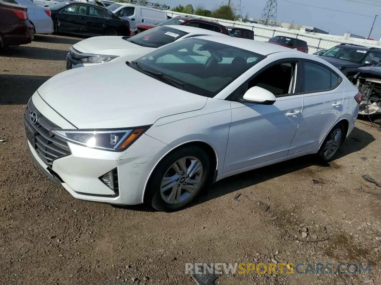 1 fotografías del automóvil dañado 5NPD84LF6LH601339 HYUNDAI ELANTRA 2020