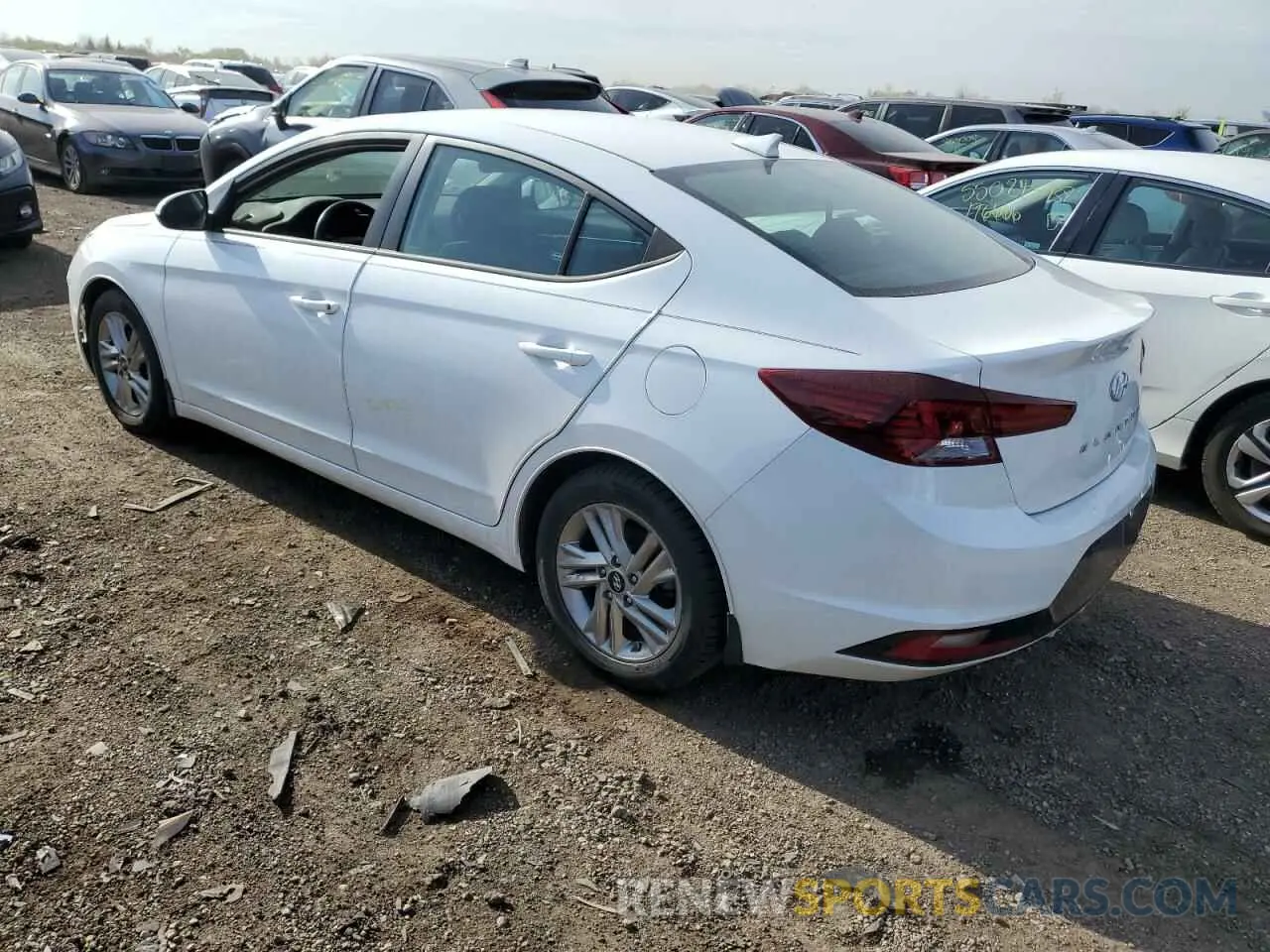 2 fotografías del automóvil dañado 5NPD84LF6LH601339 HYUNDAI ELANTRA 2020