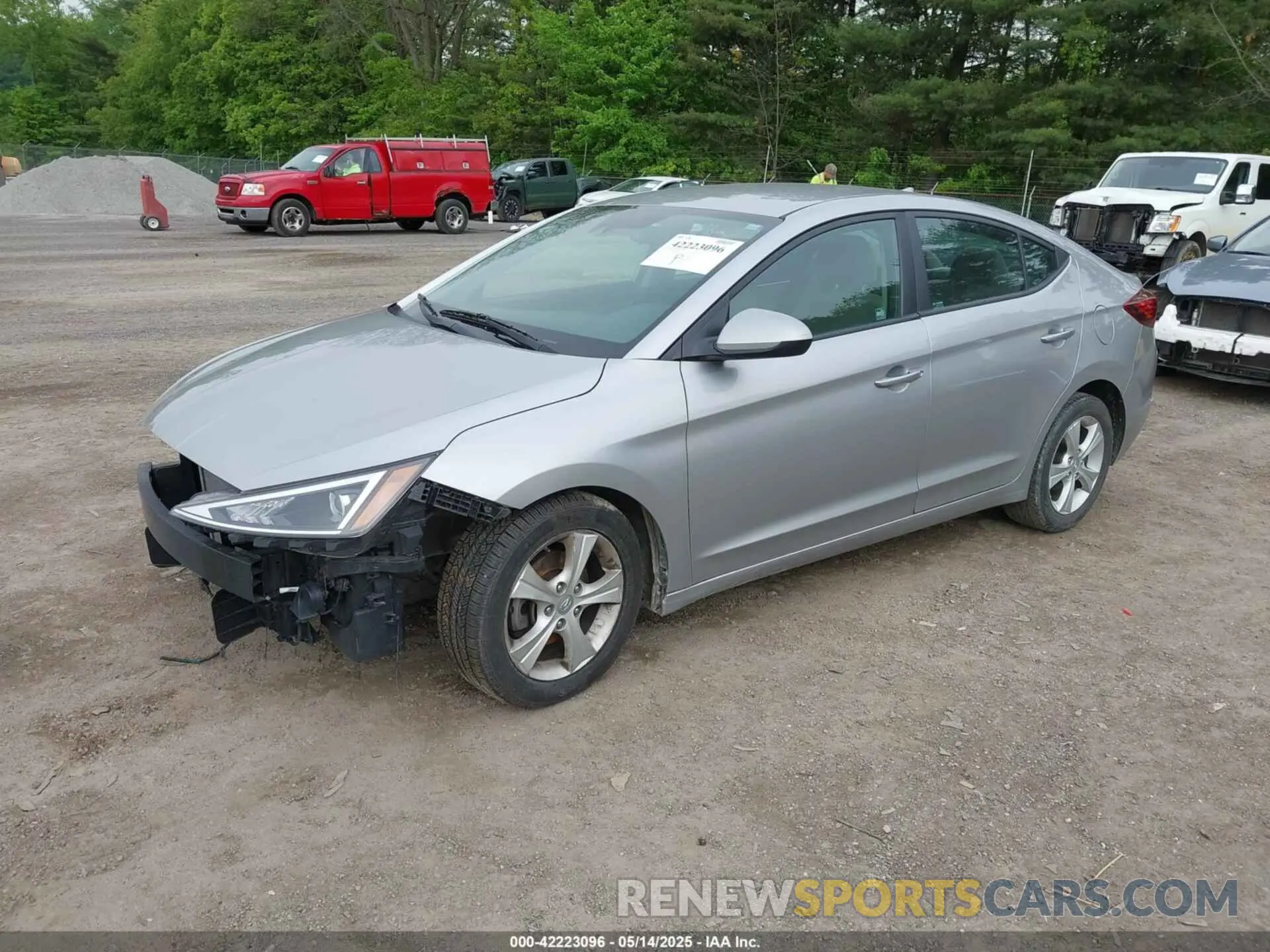 2 fotografías del automóvil dañado 5NPD84LF6LH621851 HYUNDAI ELANTRA 2020