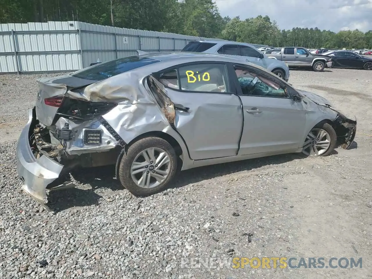 3 fotografías del automóvil dañado 5NPD84LF6LH623082 HYUNDAI ELANTRA 2020