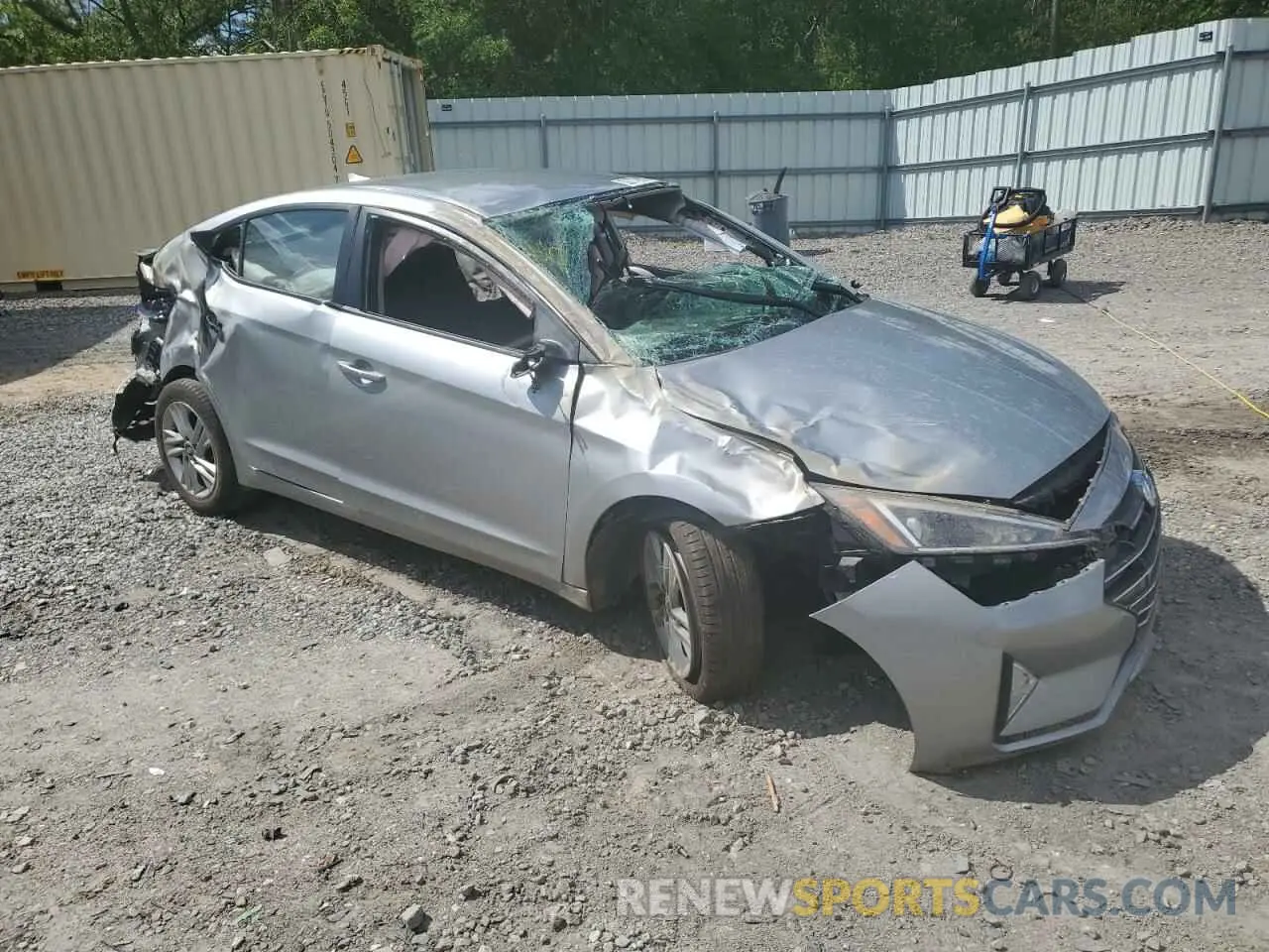 4 fotografías del automóvil dañado 5NPD84LF6LH623082 HYUNDAI ELANTRA 2020