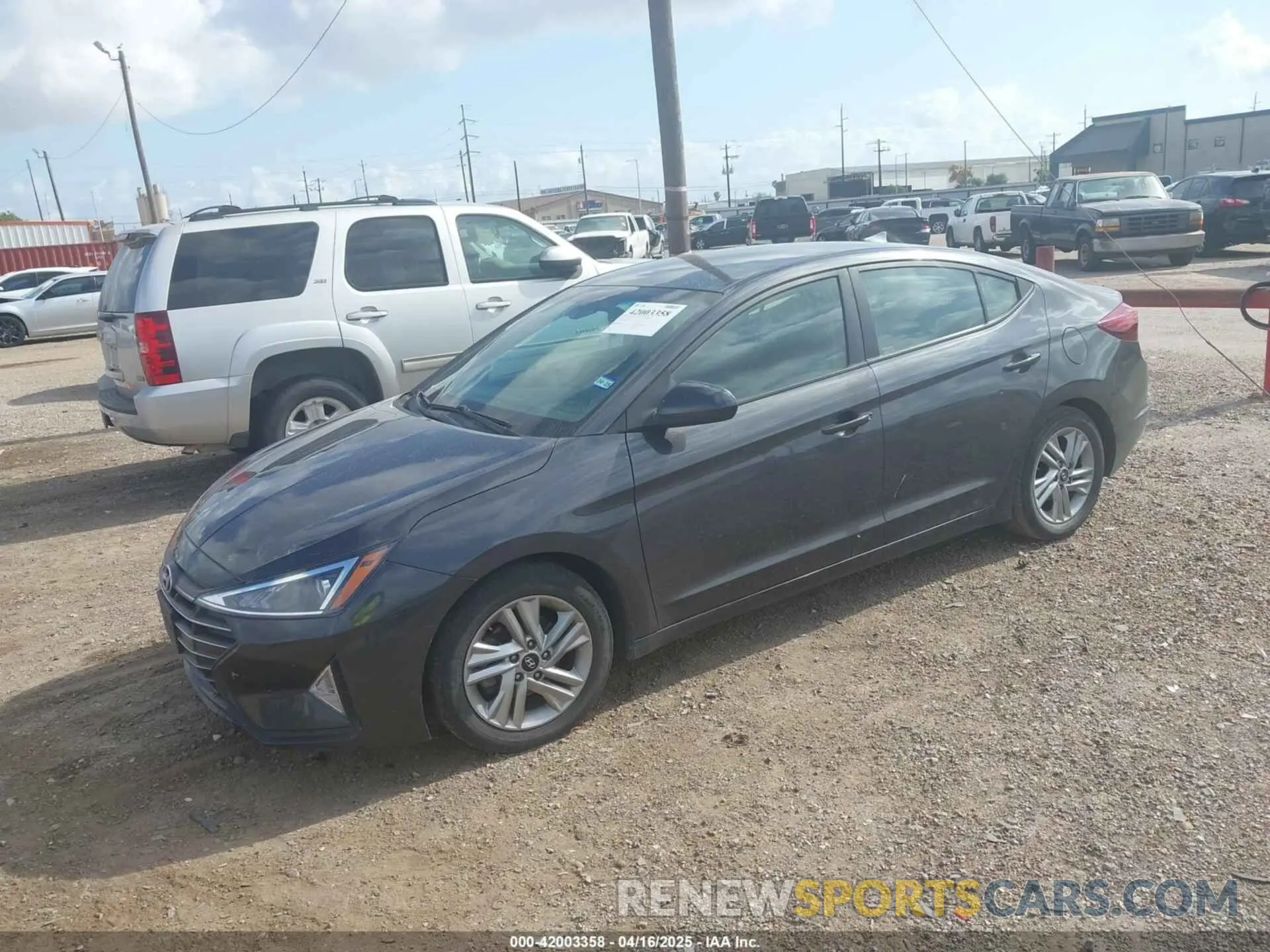 2 fotografías del automóvil dañado 5NPD84LF6LH627844 HYUNDAI ELANTRA 2020