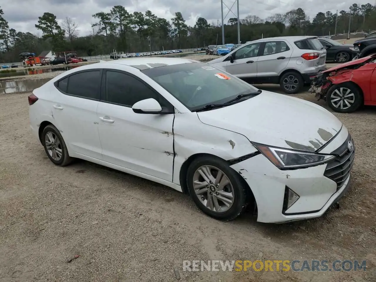 4 fotografías del automóvil dañado 5NPD84LF7LH505798 HYUNDAI ELANTRA 2020