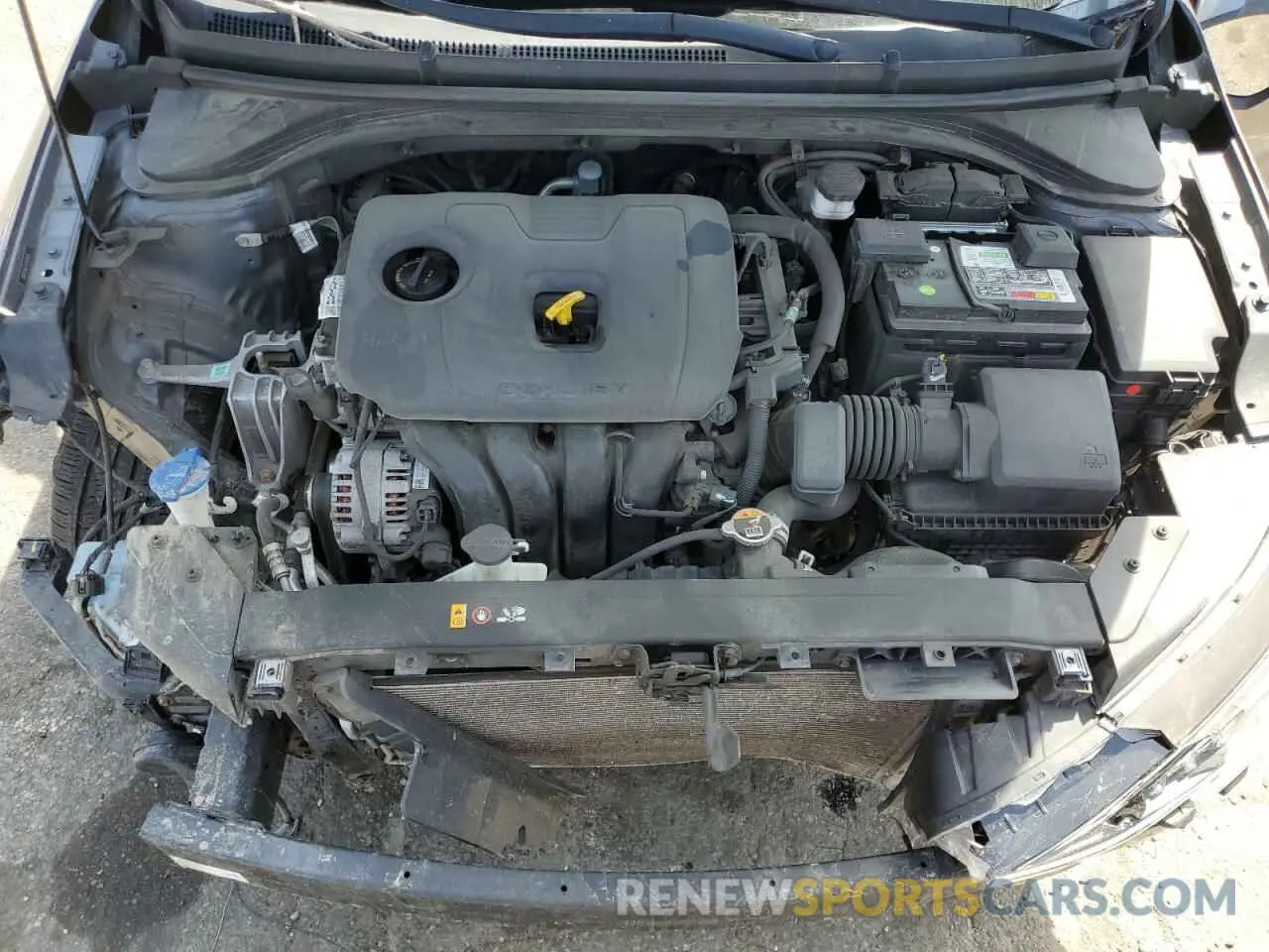 11 fotografías del automóvil dañado 5NPD84LF7LH515411 HYUNDAI ELANTRA 2020