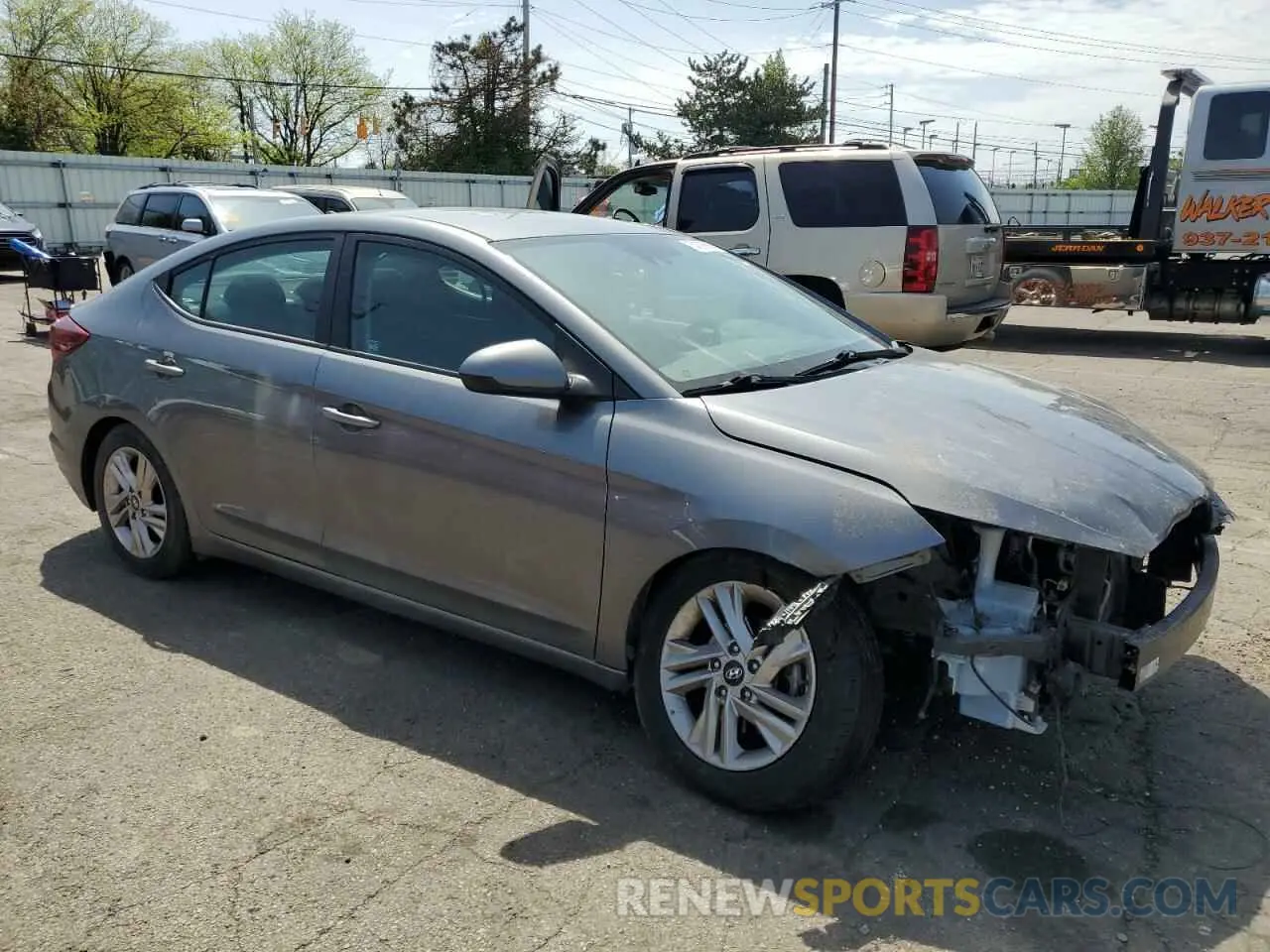4 fotografías del automóvil dañado 5NPD84LF7LH515411 HYUNDAI ELANTRA 2020