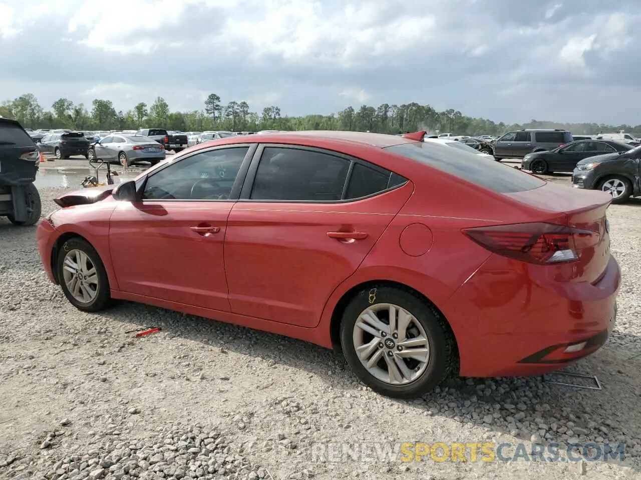 2 fotografías del automóvil dañado 5NPD84LF7LH523332 HYUNDAI ELANTRA 2020