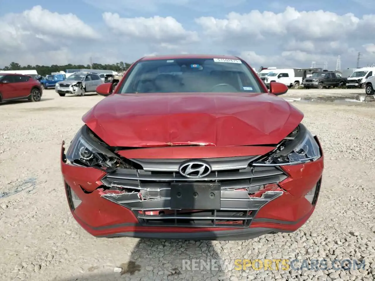 5 fotografías del automóvil dañado 5NPD84LF7LH523332 HYUNDAI ELANTRA 2020