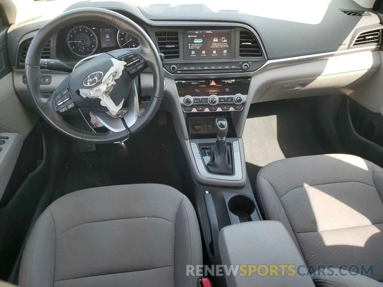 8 fotografías del automóvil dañado 5NPD84LF7LH523332 HYUNDAI ELANTRA 2020