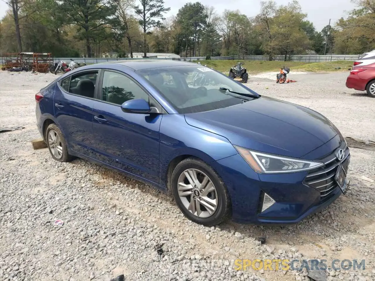 4 fotografías del automóvil dañado 5NPD84LF7LH532208 HYUNDAI ELANTRA 2020