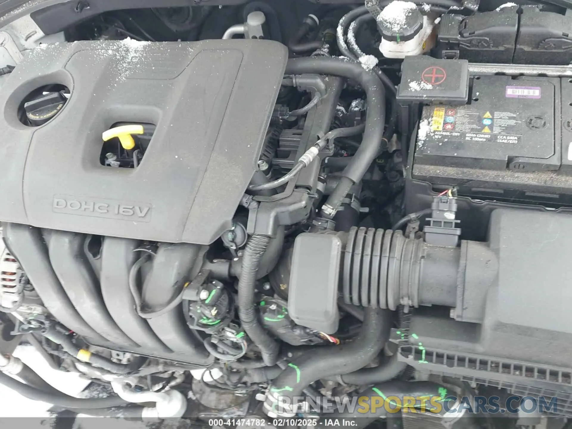 10 fotografías del automóvil dañado 5NPD84LF7LH538221 HYUNDAI ELANTRA 2020