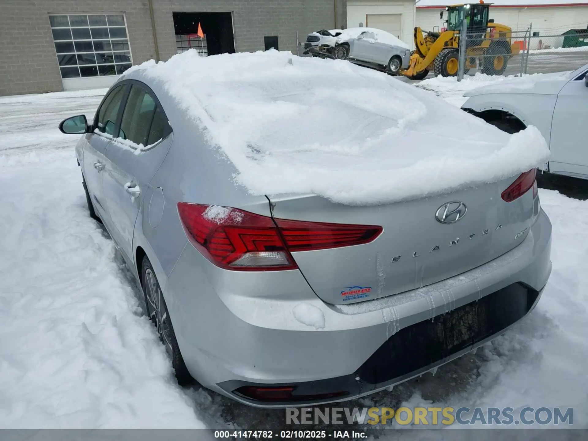 3 fotografías del automóvil dañado 5NPD84LF7LH538221 HYUNDAI ELANTRA 2020