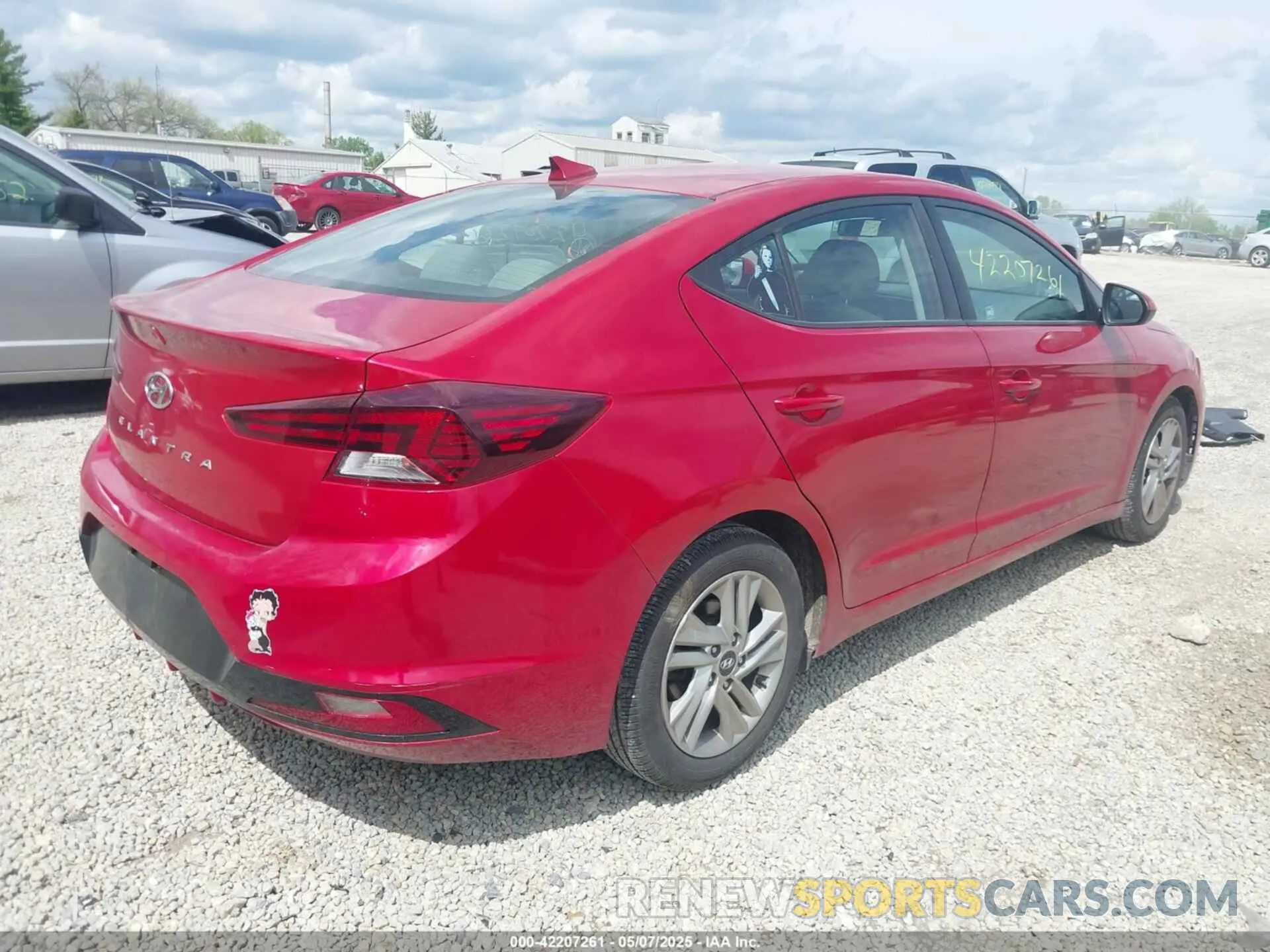4 fotografías del automóvil dañado 5NPD84LF7LH541491 HYUNDAI ELANTRA 2020