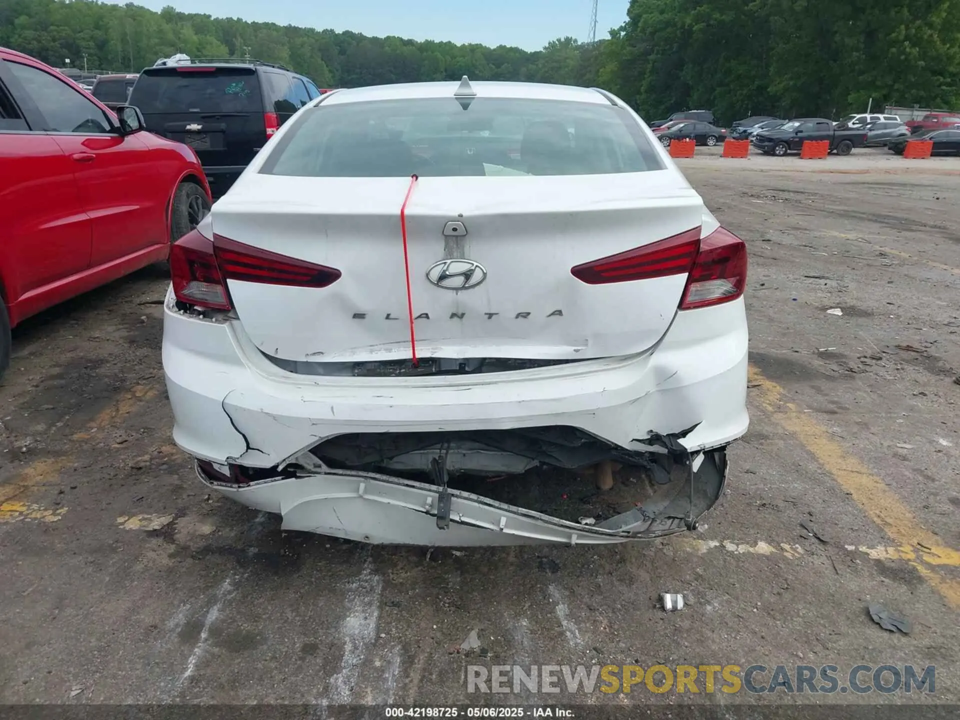 6 fotografías del automóvil dañado 5NPD84LF7LH543676 HYUNDAI ELANTRA 2020