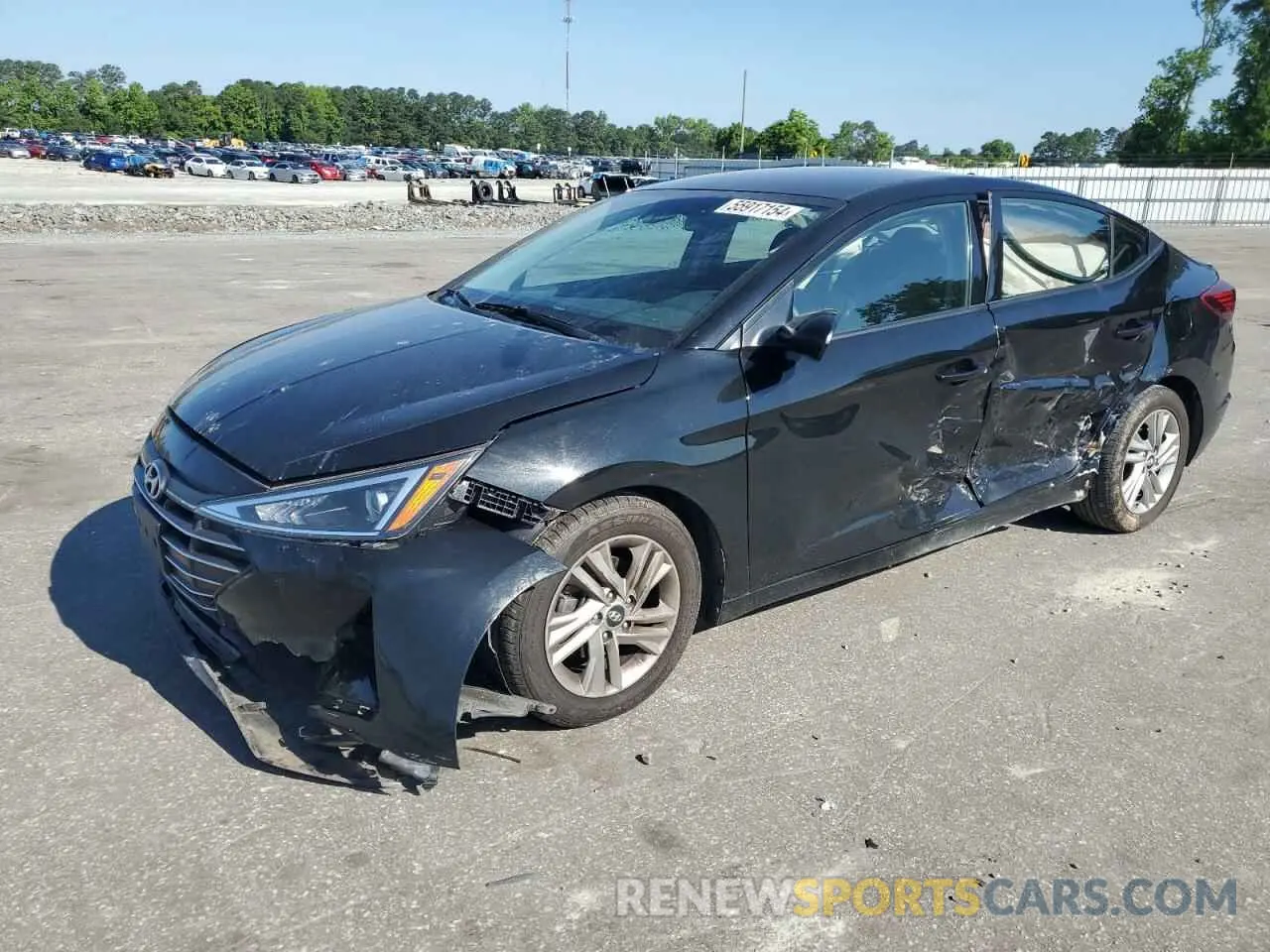 1 fotografías del automóvil dañado 5NPD84LF7LH543760 HYUNDAI ELANTRA 2020