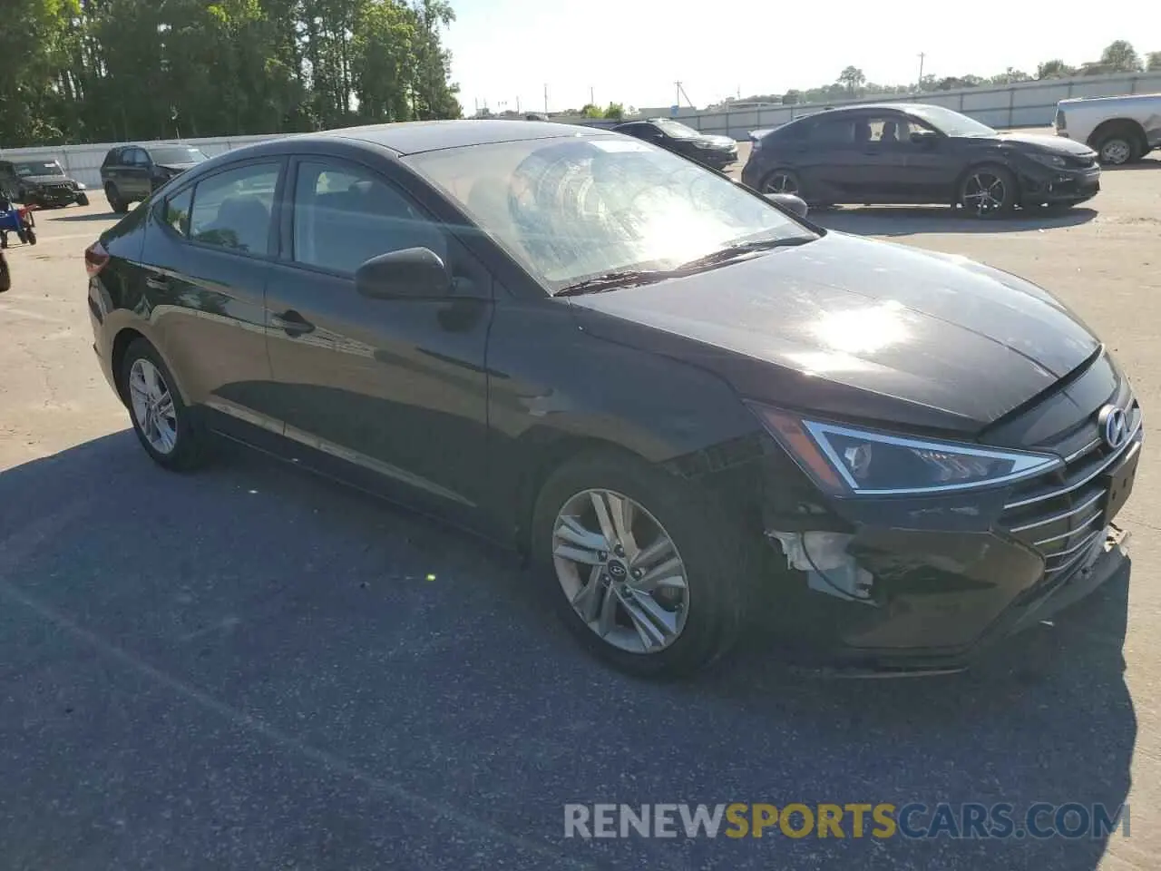4 fotografías del automóvil dañado 5NPD84LF7LH543760 HYUNDAI ELANTRA 2020