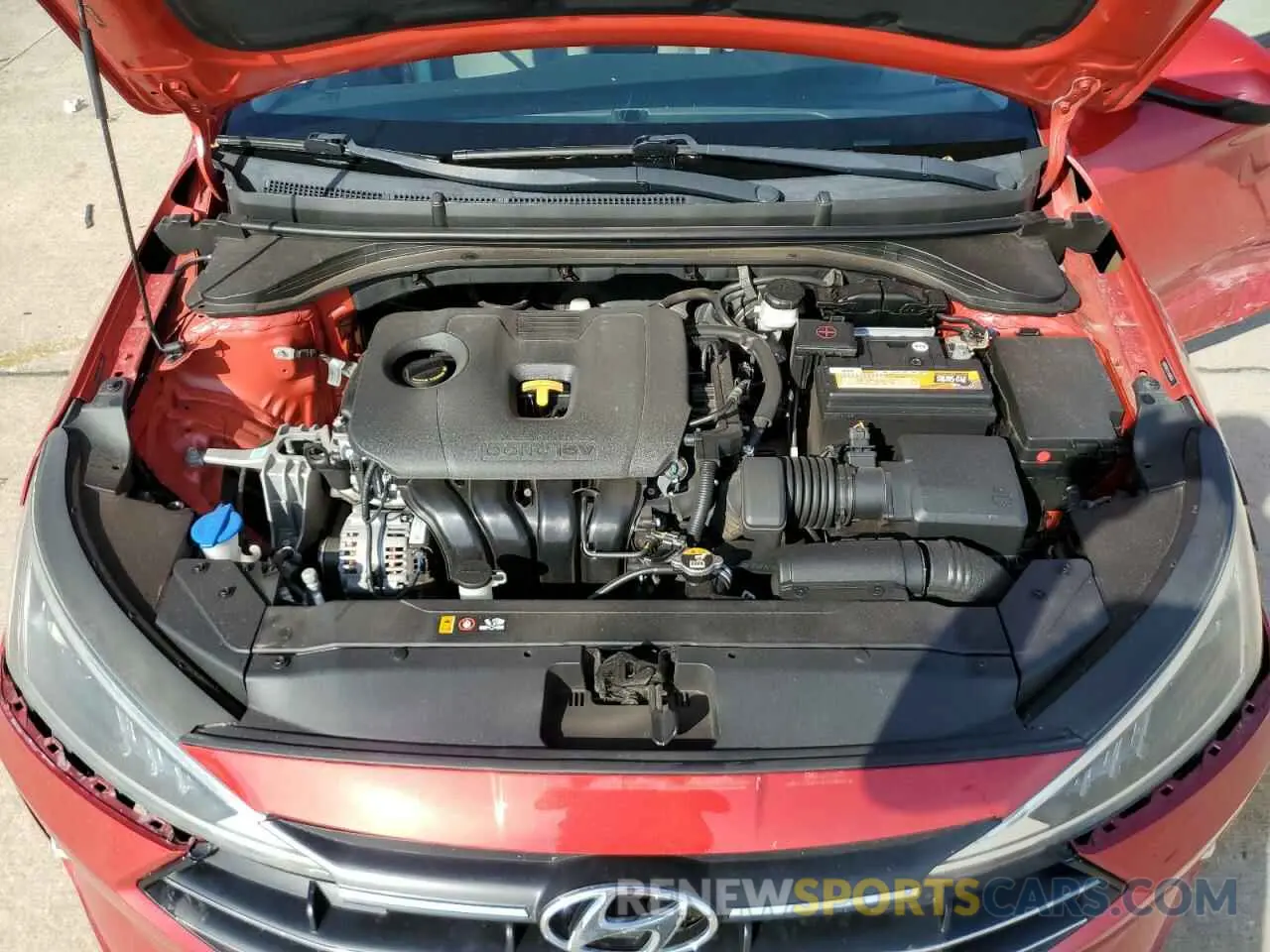 11 fotografías del automóvil dañado 5NPD84LF7LH548537 HYUNDAI ELANTRA 2020