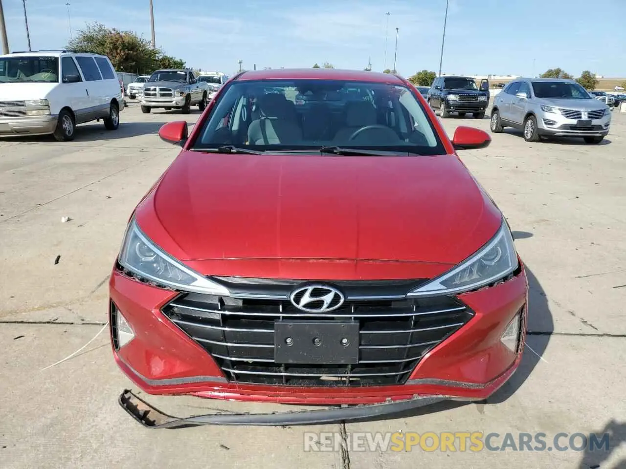 5 fotografías del automóvil dañado 5NPD84LF7LH548537 HYUNDAI ELANTRA 2020