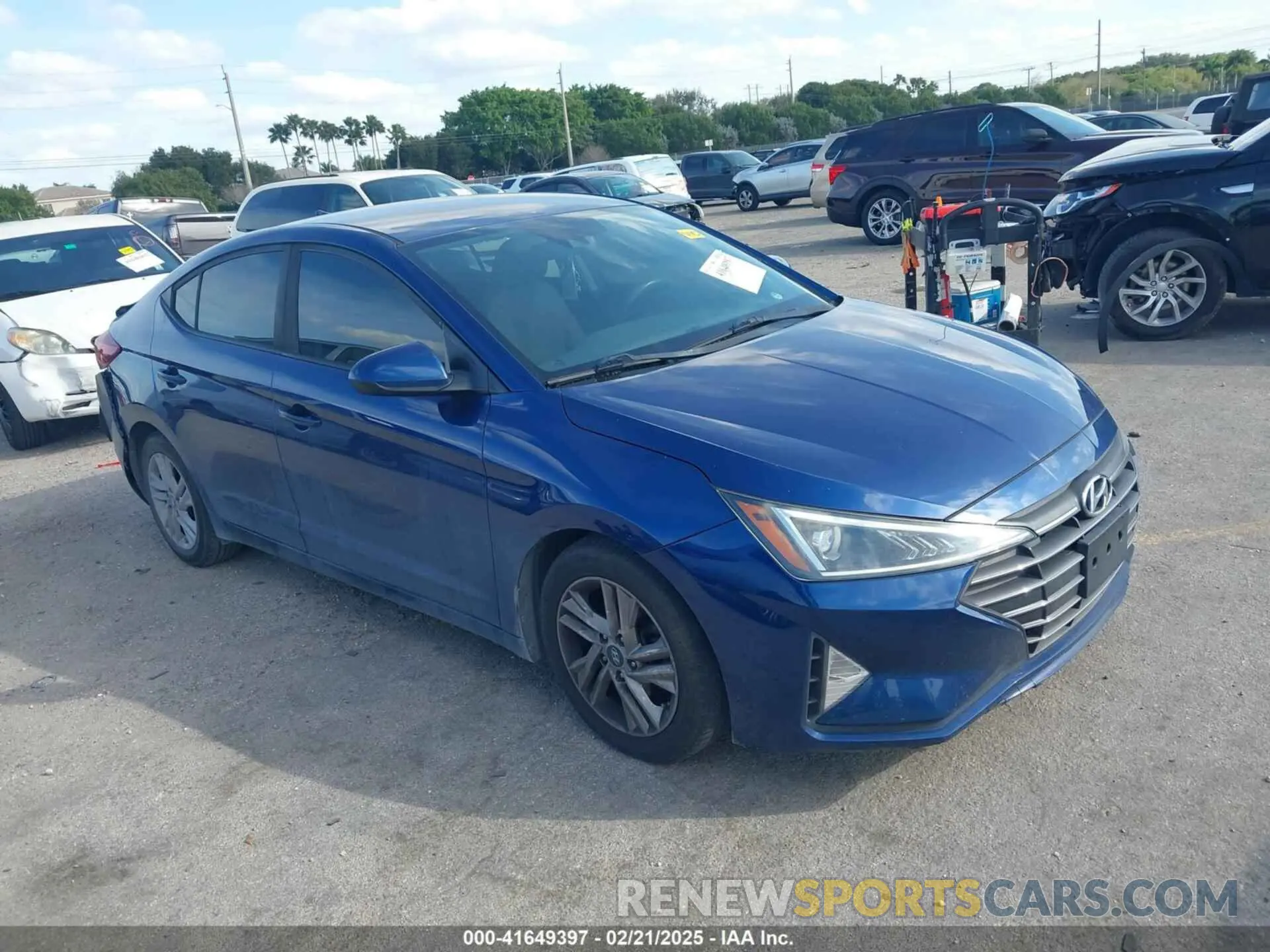 1 fotografías del automóvil dañado 5NPD84LF7LH548778 HYUNDAI ELANTRA 2020