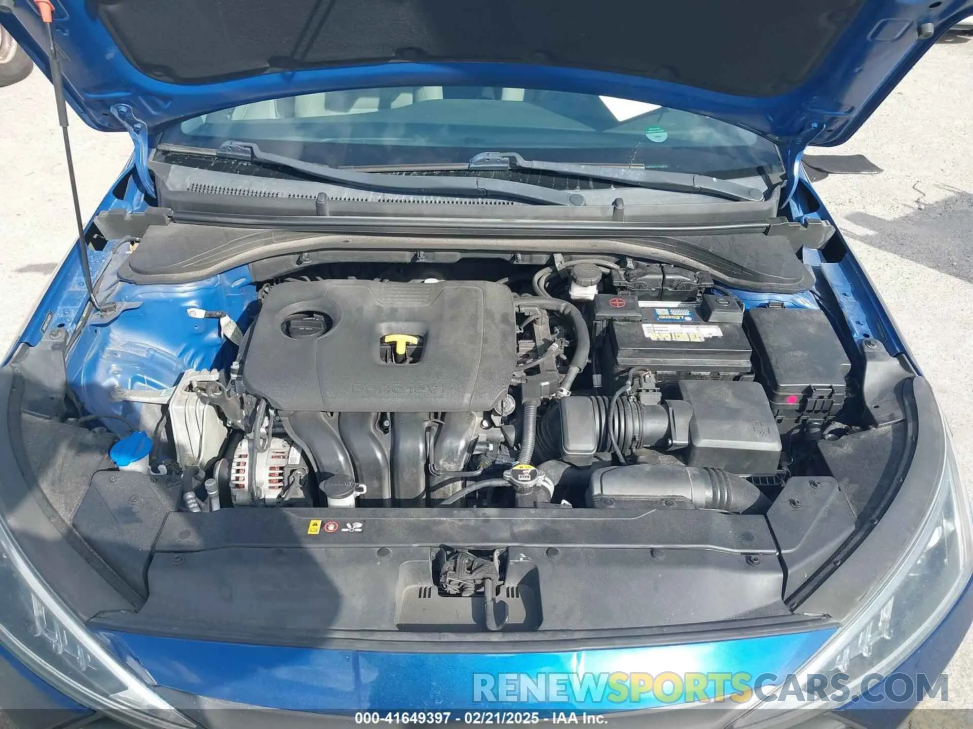 10 fotografías del automóvil dañado 5NPD84LF7LH548778 HYUNDAI ELANTRA 2020