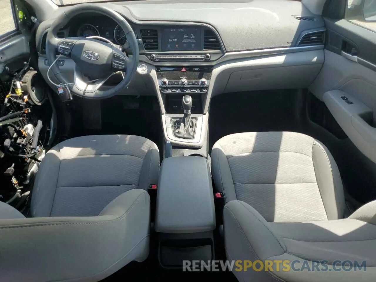 8 fotografías del automóvil dañado 5NPD84LF7LH559909 HYUNDAI ELANTRA 2020