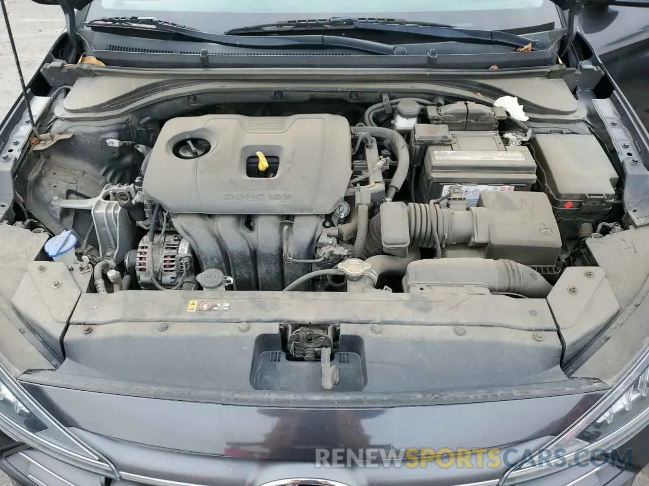 11 fotografías del automóvil dañado 5NPD84LF7LH570442 HYUNDAI ELANTRA 2020