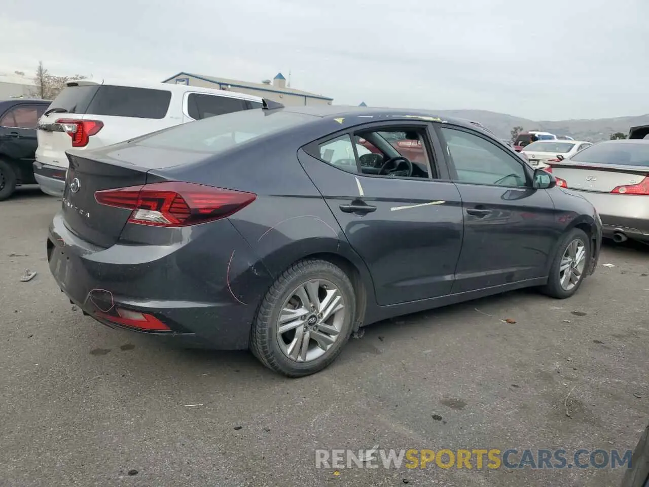 3 fotografías del automóvil dañado 5NPD84LF7LH570442 HYUNDAI ELANTRA 2020
