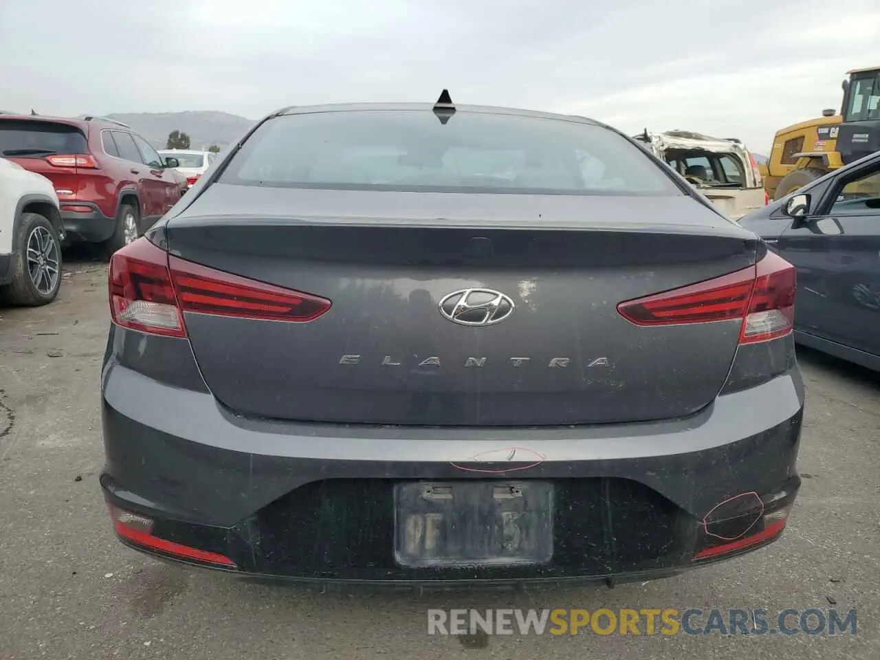 6 fotografías del automóvil dañado 5NPD84LF7LH570442 HYUNDAI ELANTRA 2020