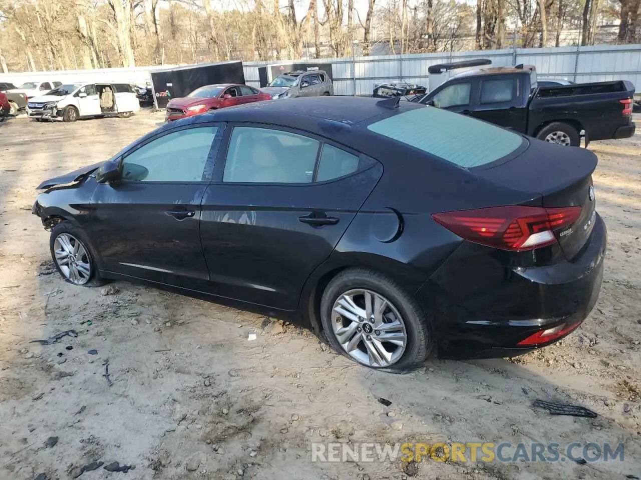 2 fotografías del automóvil dañado 5NPD84LF7LH576452 HYUNDAI ELANTRA 2020