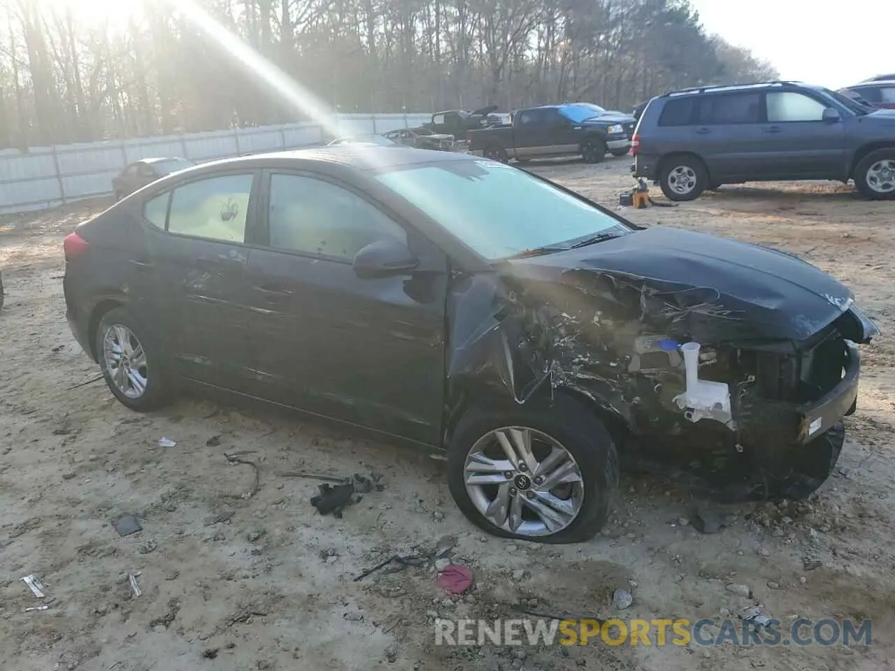 4 fotografías del automóvil dañado 5NPD84LF7LH576452 HYUNDAI ELANTRA 2020