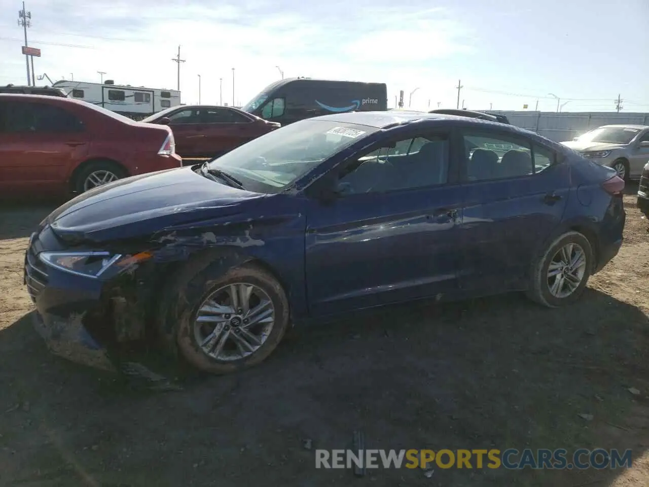 1 fotografías del automóvil dañado 5NPD84LF7LH578069 HYUNDAI ELANTRA 2020